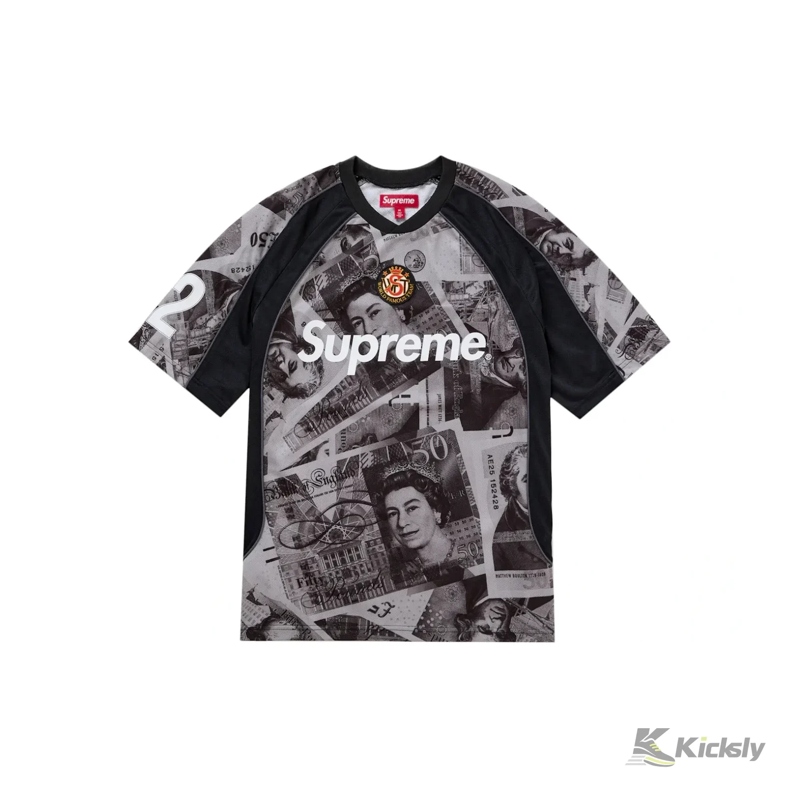 Supreme Pounds Soccer Jersey Black
