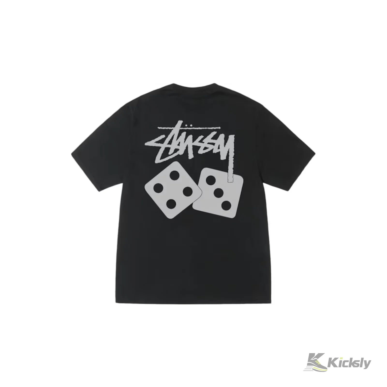 Stussy Dice Pigment Dyed Tee 'Black'
