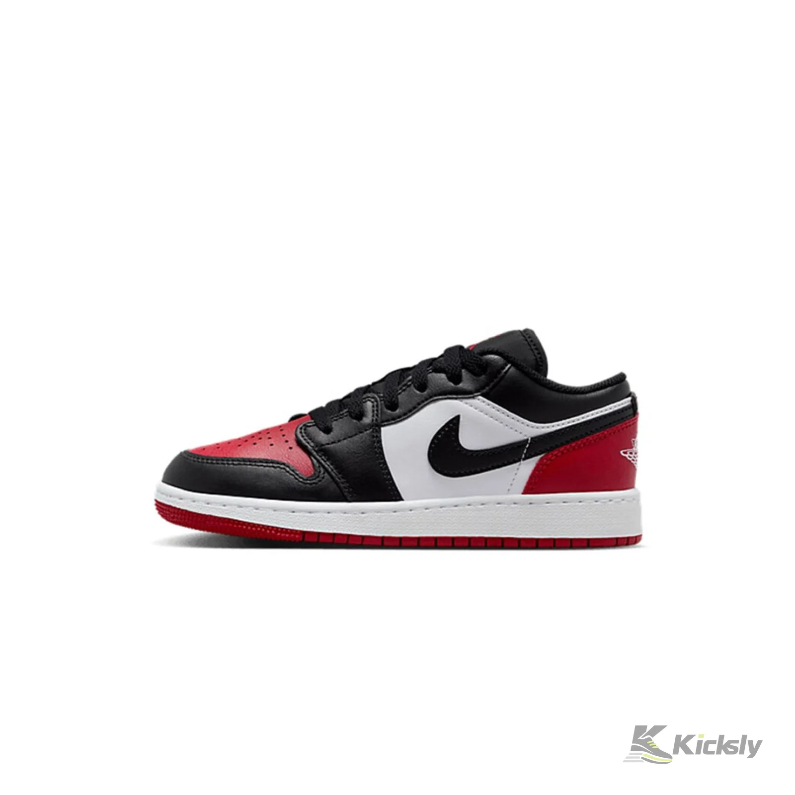 Jordan 1 Low "Bred Toe 2.0" (GS)