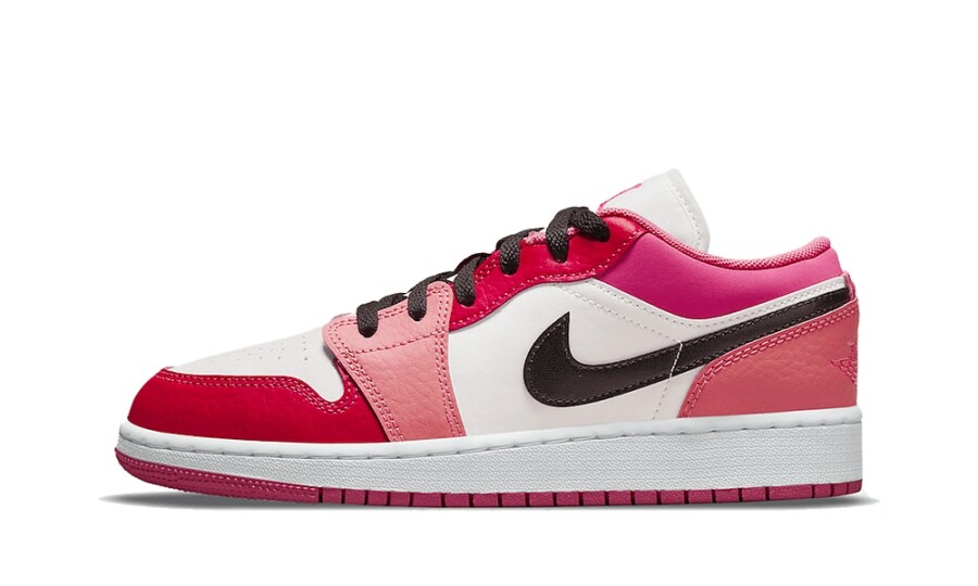 Jordan 1 Low "Pink Red" (GS)