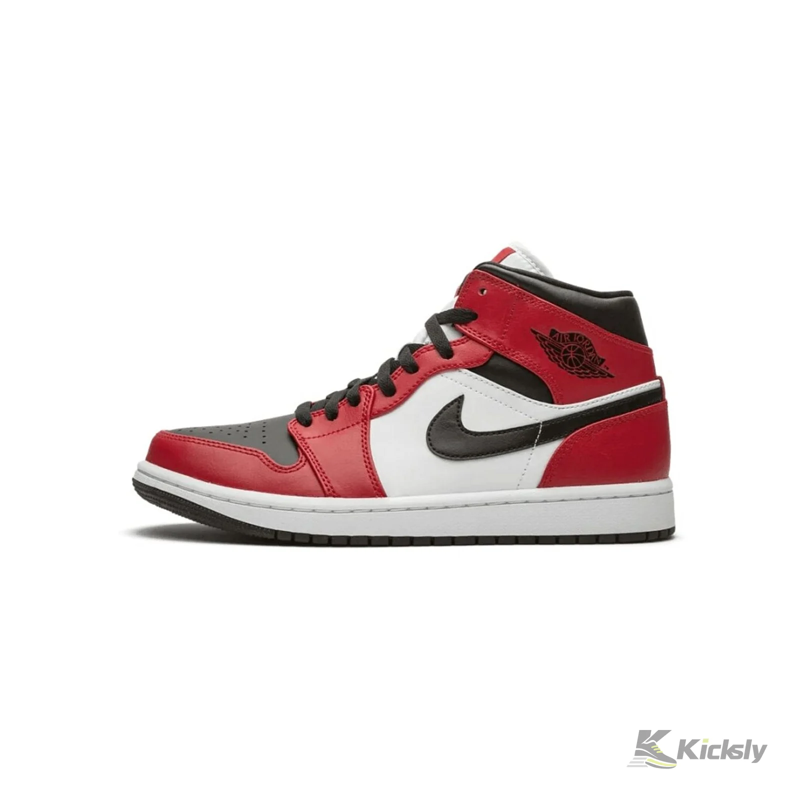 Jordan 1 Mid "Chicago Black Toe"