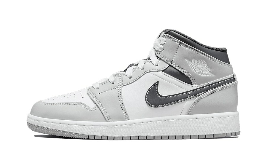 Jordan 1 Mid "Light Smoke Grey Anthracite" (GS)