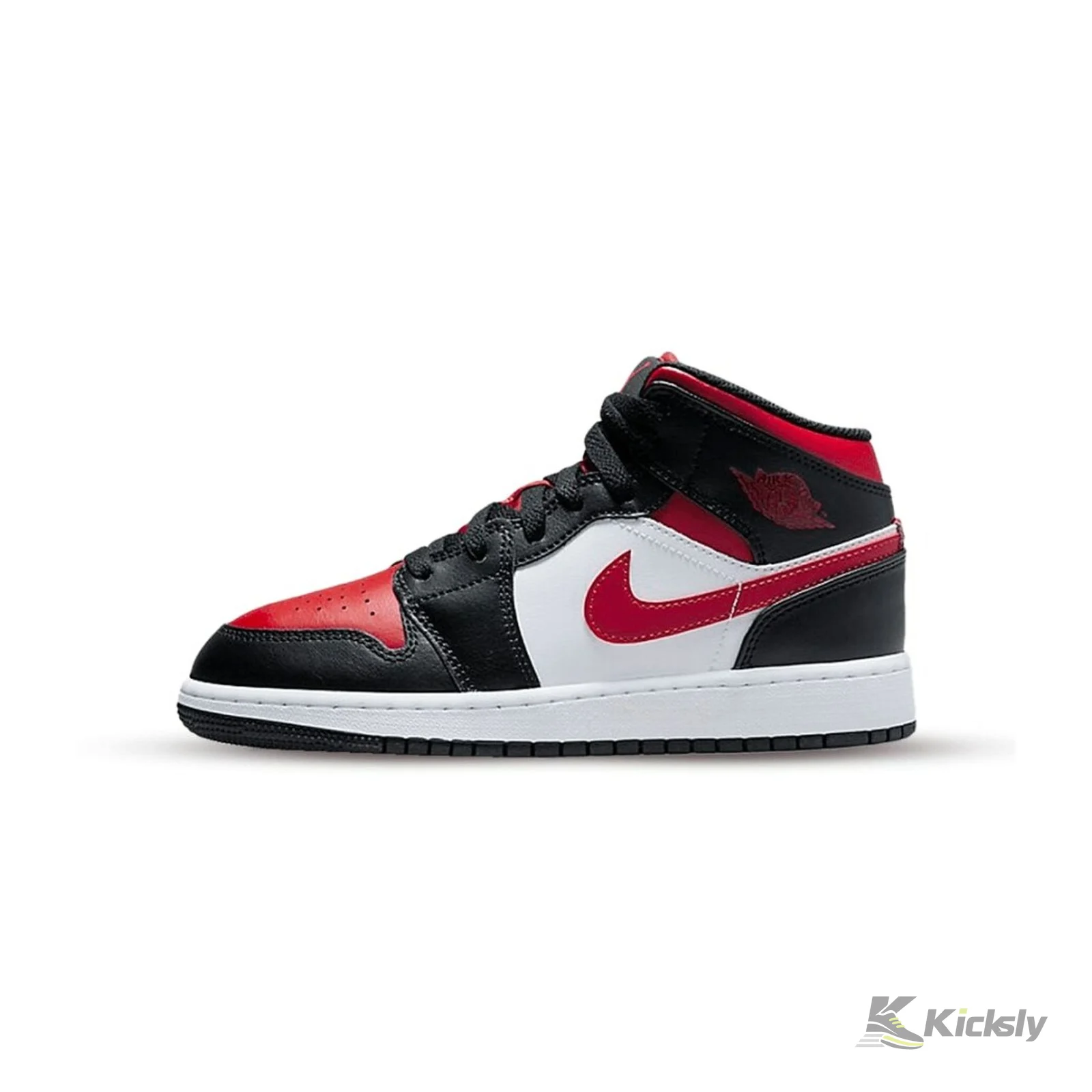 Jordan 1 Mid "Black Fire Red" (GS)