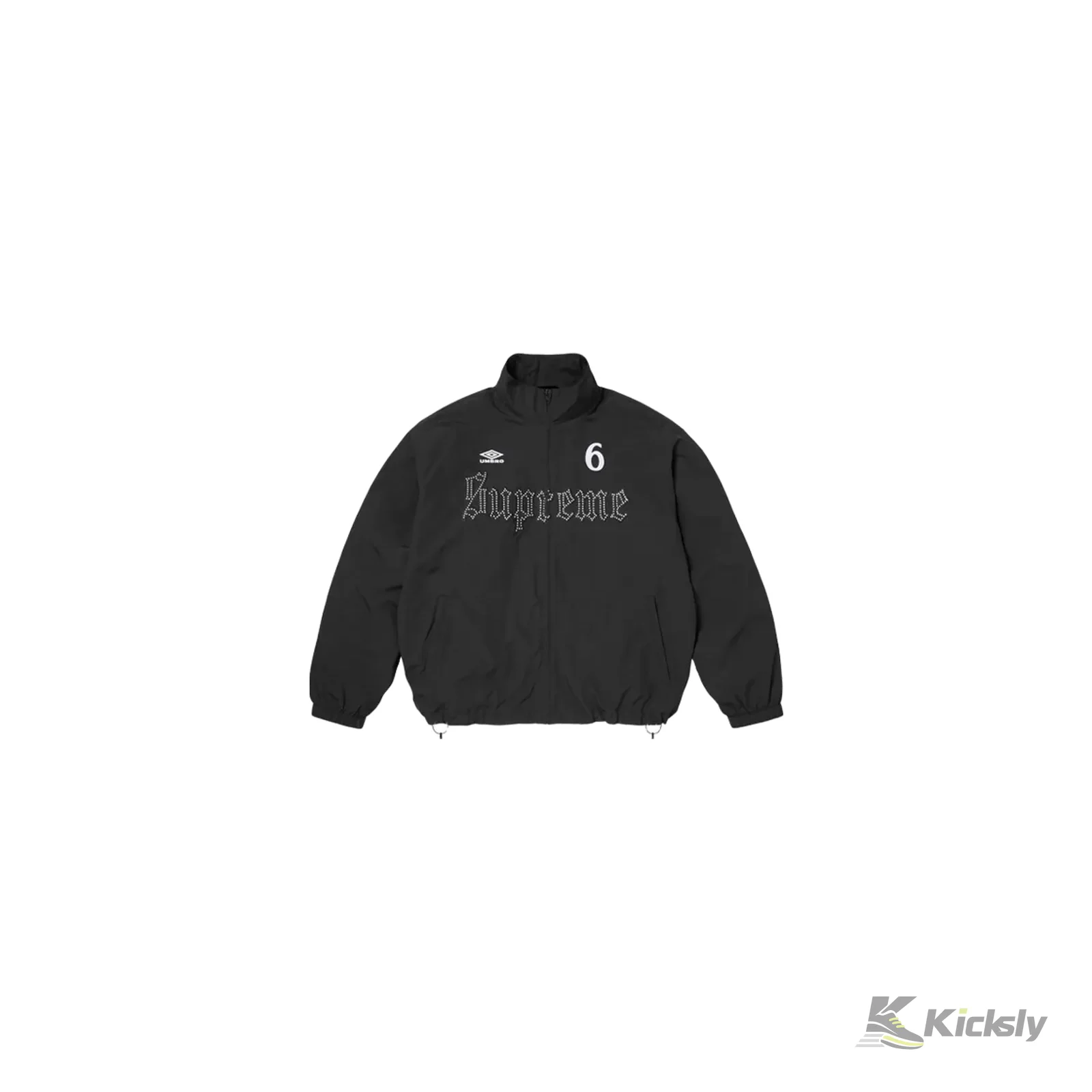 Supreme Umbro Rhinestone Track Jacket Black