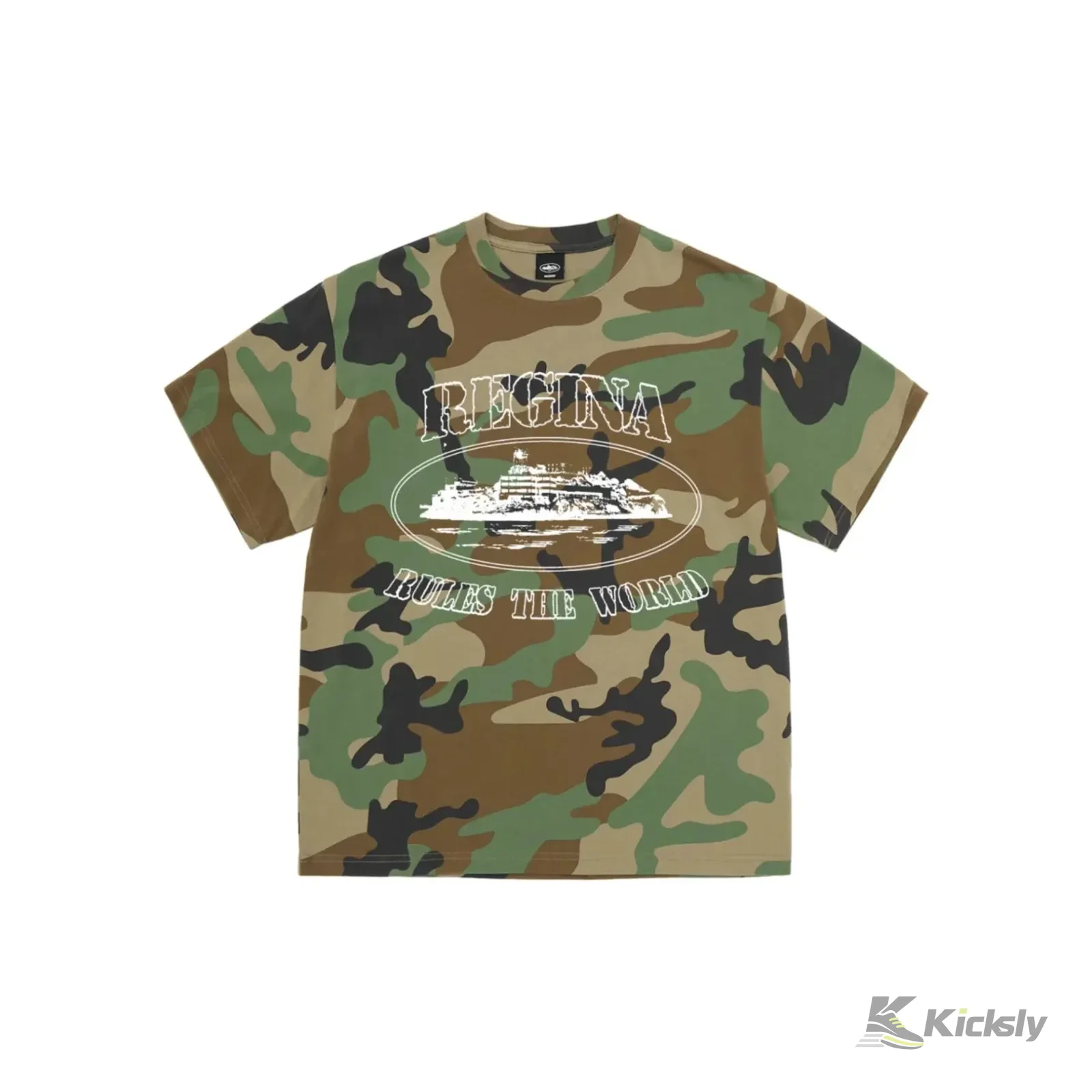 Corteiz Gabriel Moses Regina Alcatraz T-shirt Camo