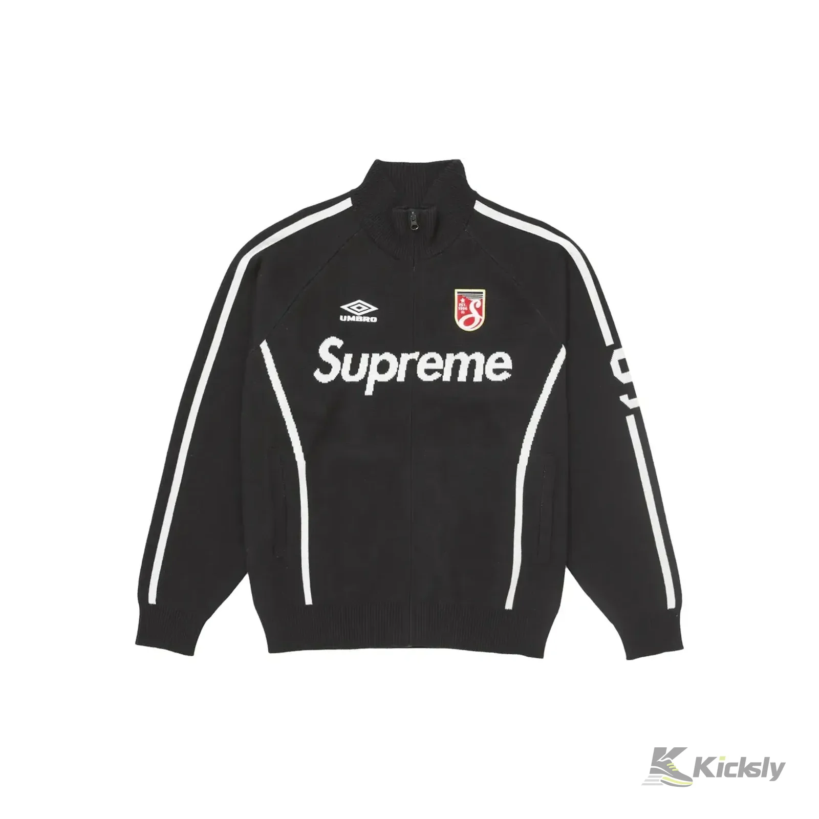Supreme Umbro Zip Up Sweater Black