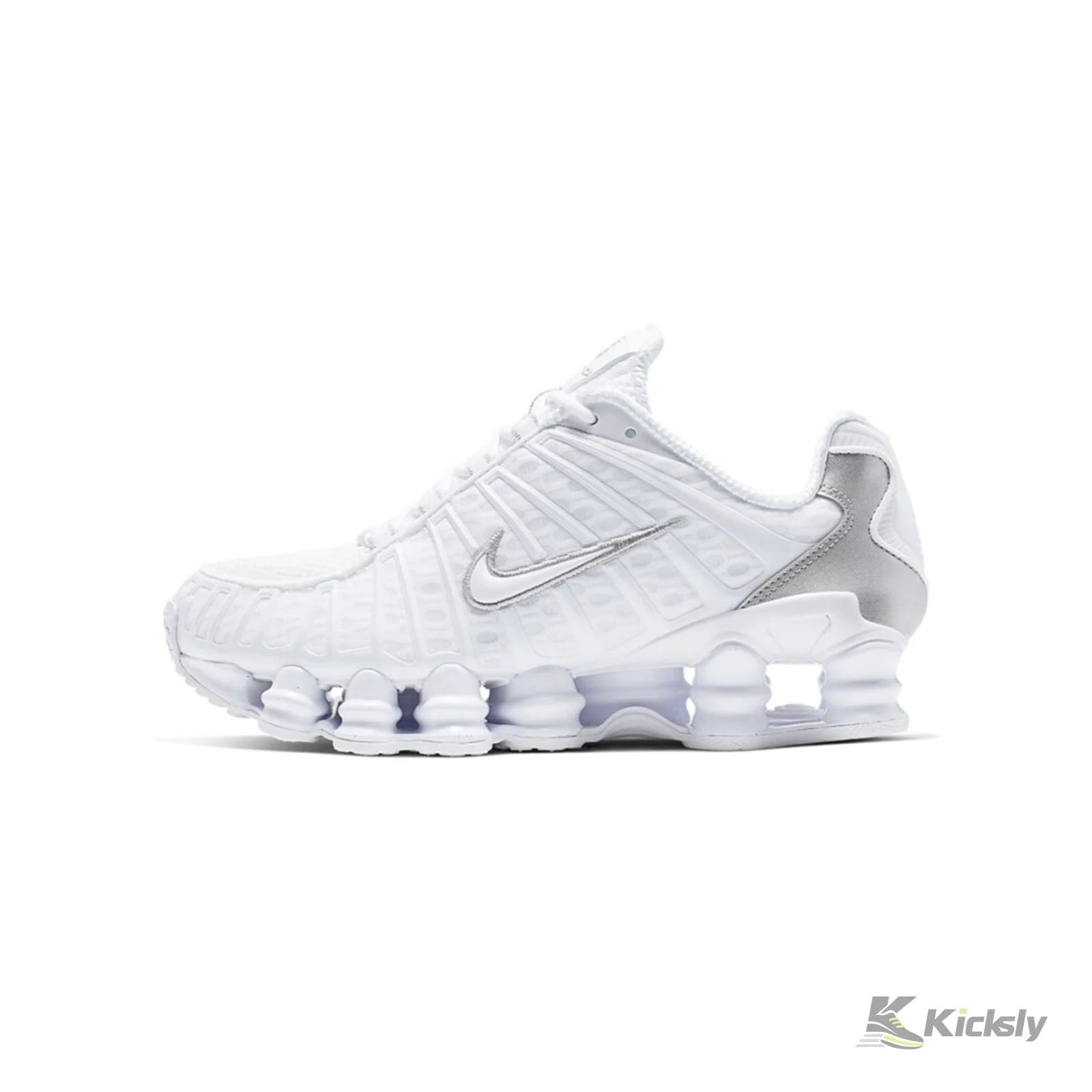 Nike Shox TL "White Metallic Silver Max Orange"
