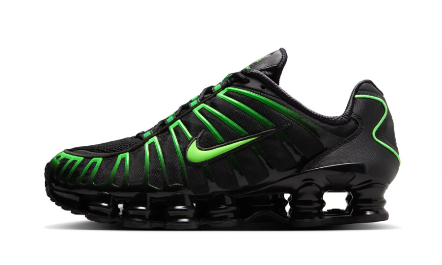 Nike Shox TL "Black Green Strike"