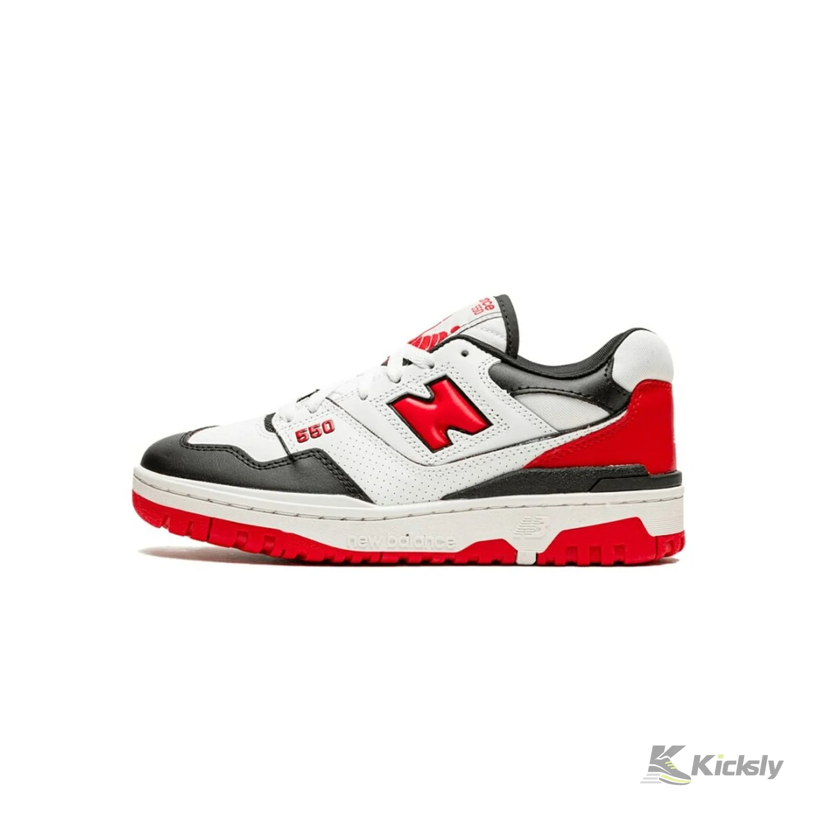New Balance 550 White Red Black