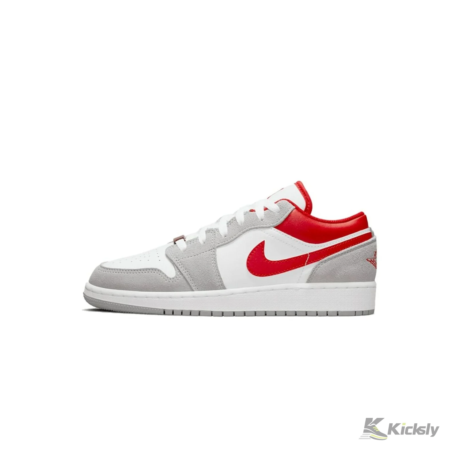 Air Jordan 1 Low SE Smoke Grey Gym Red (GS)