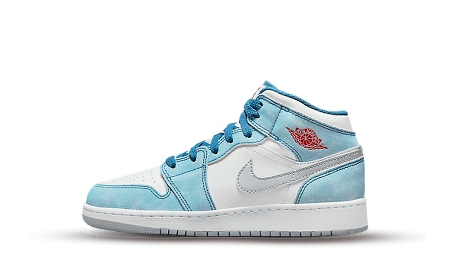 Jordan 1 Mid SE "French Blue Light Steel" (GS)