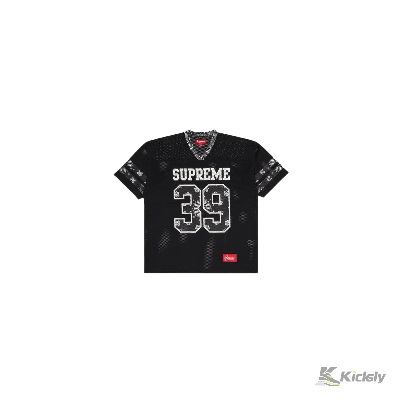 Supreme Bandana Football Jersey Black