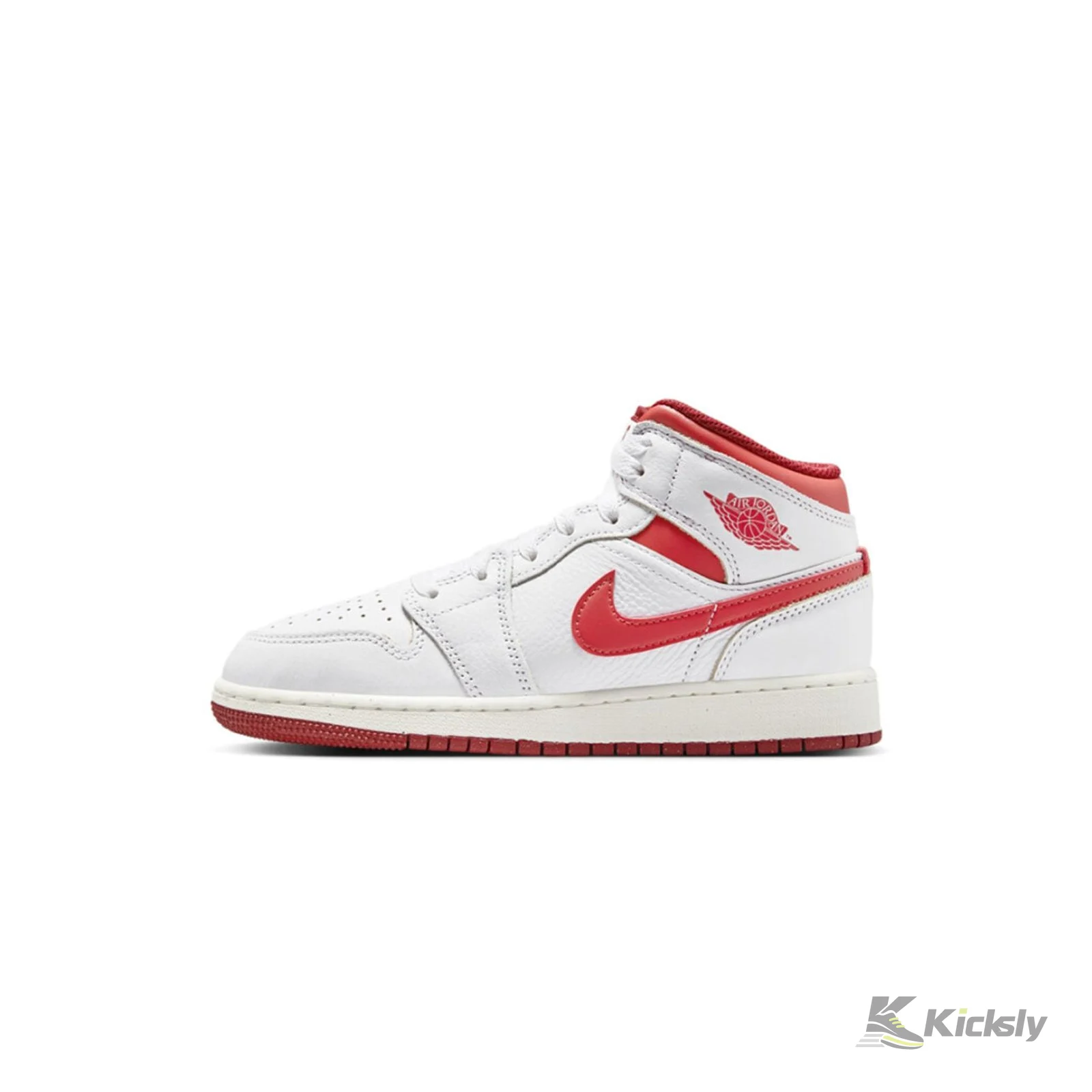 Jordan 1 Mid SE "White Dune Red" (GS)