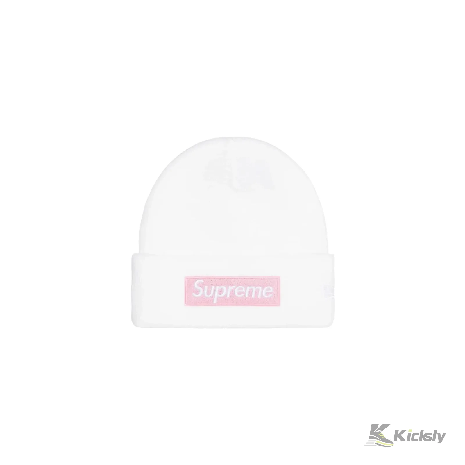 Supreme New Era Box Logo Beanie (FW25) White
