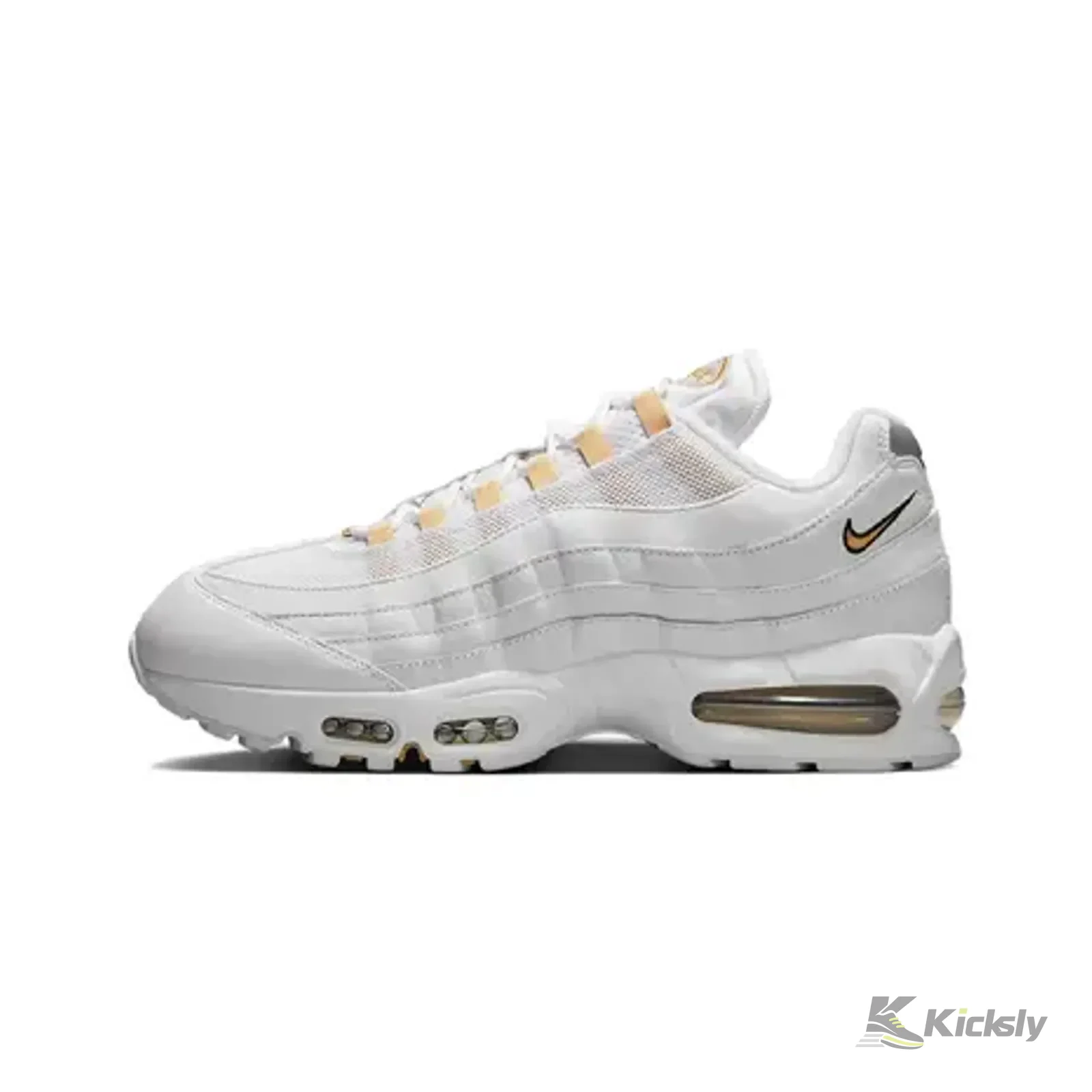 Nike Air Max 95 OG Big Bubble White Team Gold