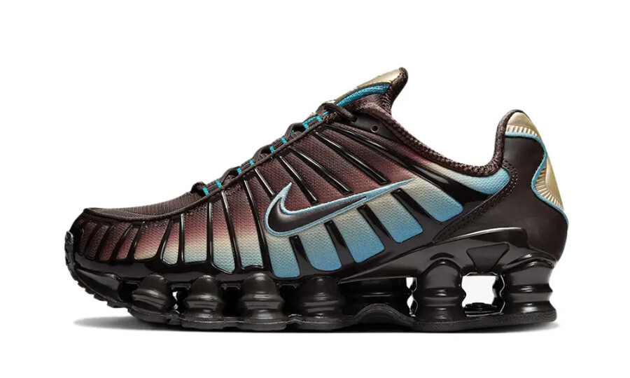 Nike Shox TL "Velvet Brown Denim Turquoise"