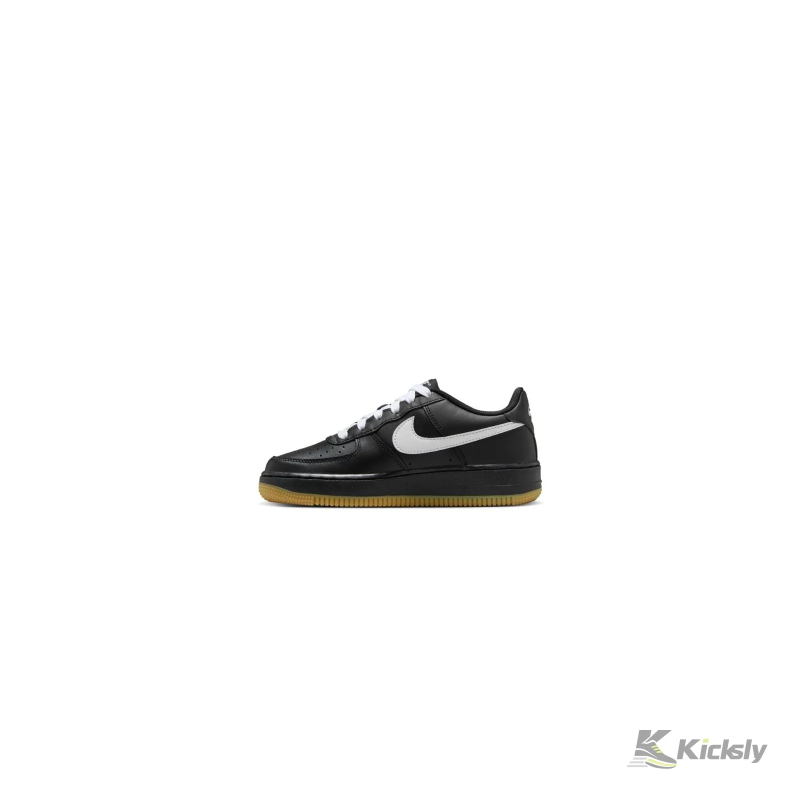 Nike Air Force 1 Low Black Gum Light Brown White (GS)