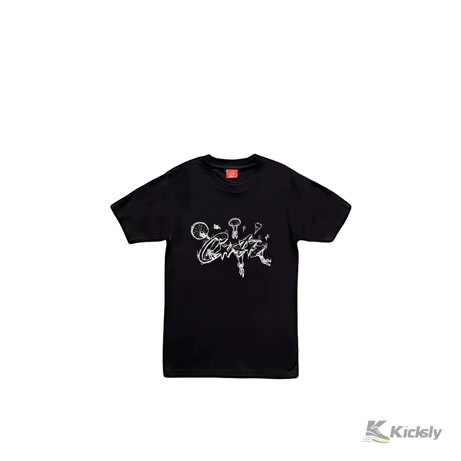 Corteiz Rtw Allstarz Skydiver T-Shirt Black