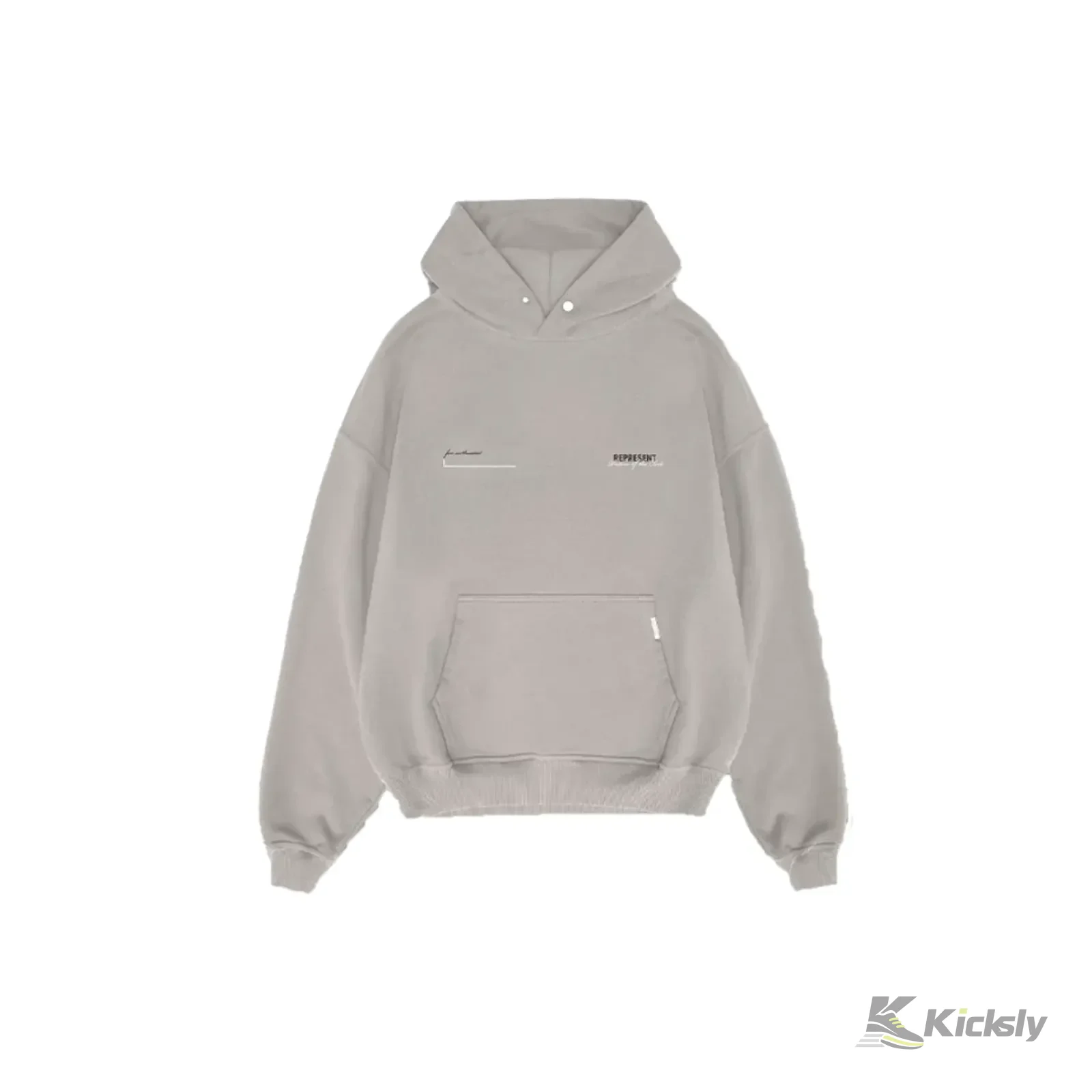 Represent Patron Of The Club Hoodie - Mudstone