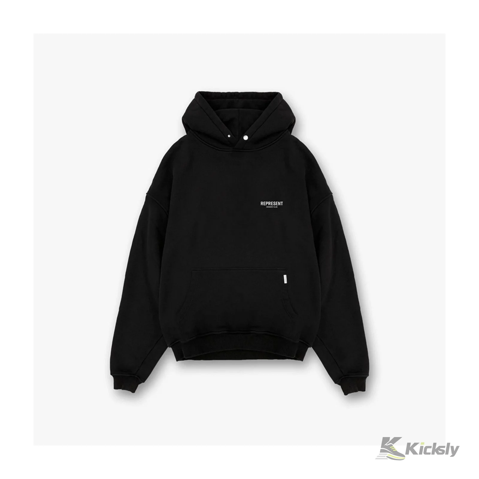 Represent Owners Club Stamp Hoodie Black