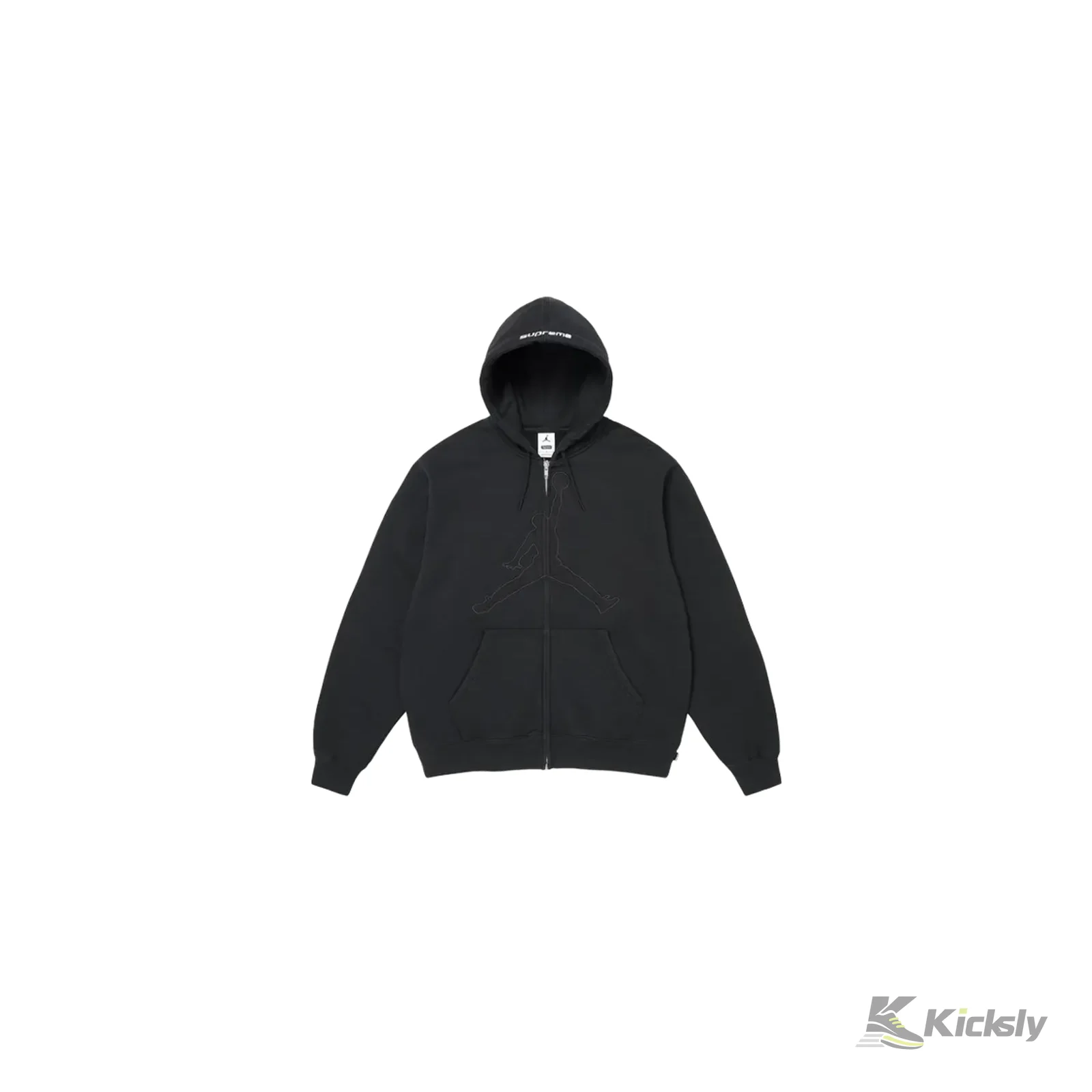 Supreme Jordan Zip Up Hoodie (SS26) Black
