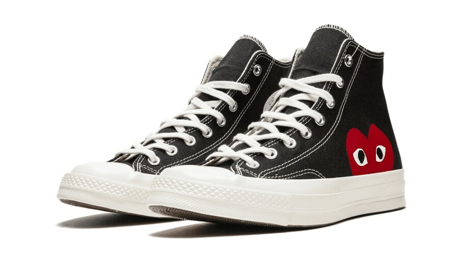 Converse Chuck Taylor All Star 70 Hi Comme des Garcons PLAY Black 2