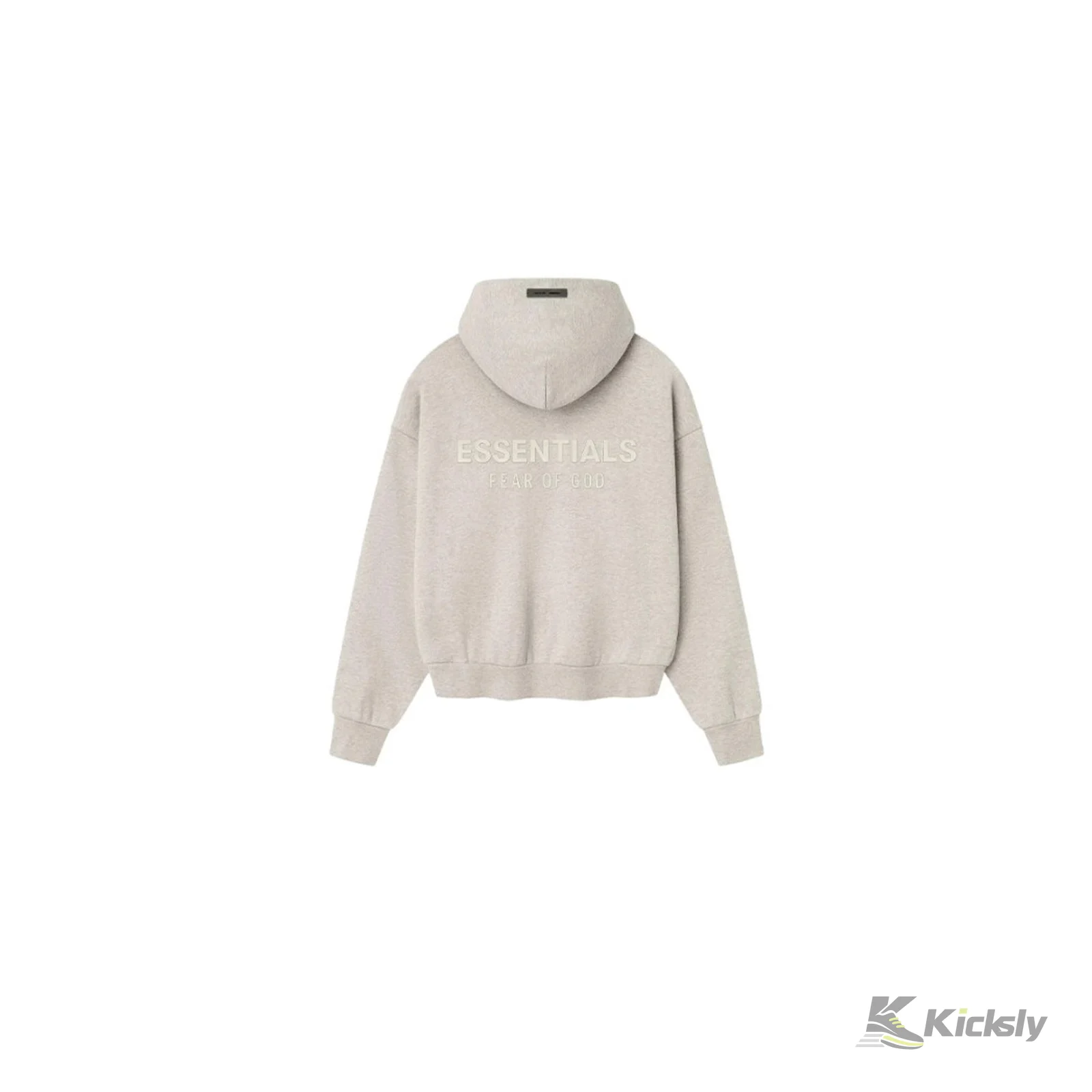Fear of God Essentials Classic Fleece Hoodie "Heather Stone" 2