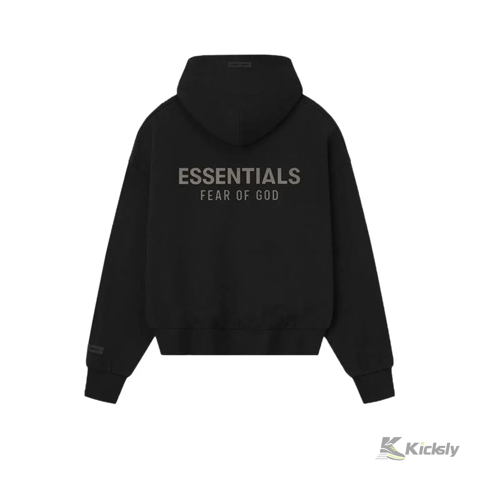 Fear of God Essentials Classic Full Zip Hoodie Jet Black 2
