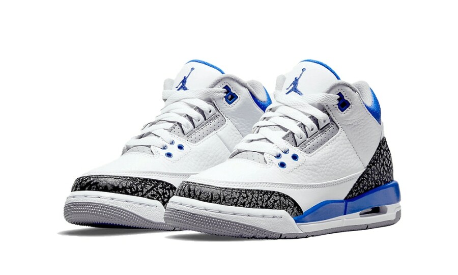 Air Jordan 3 Retro Racer Blue (GS) 2