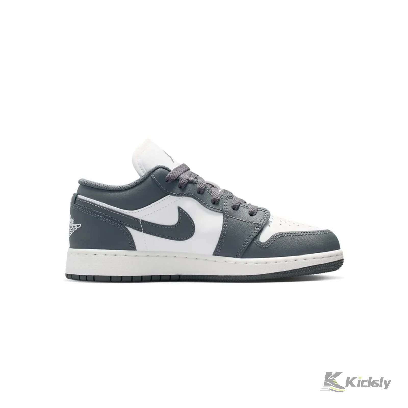 Jordan 1 Low Grey White (GS) 2