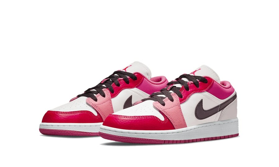 Jordan 1 Low "Pink Red" (GS) 2
