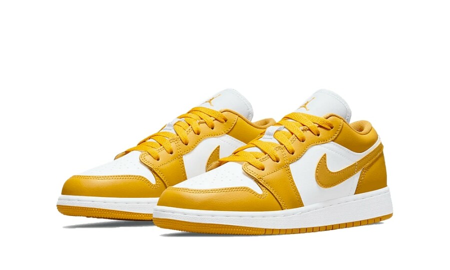 Air Jordan 1 Low Yellow White (GS) 2
