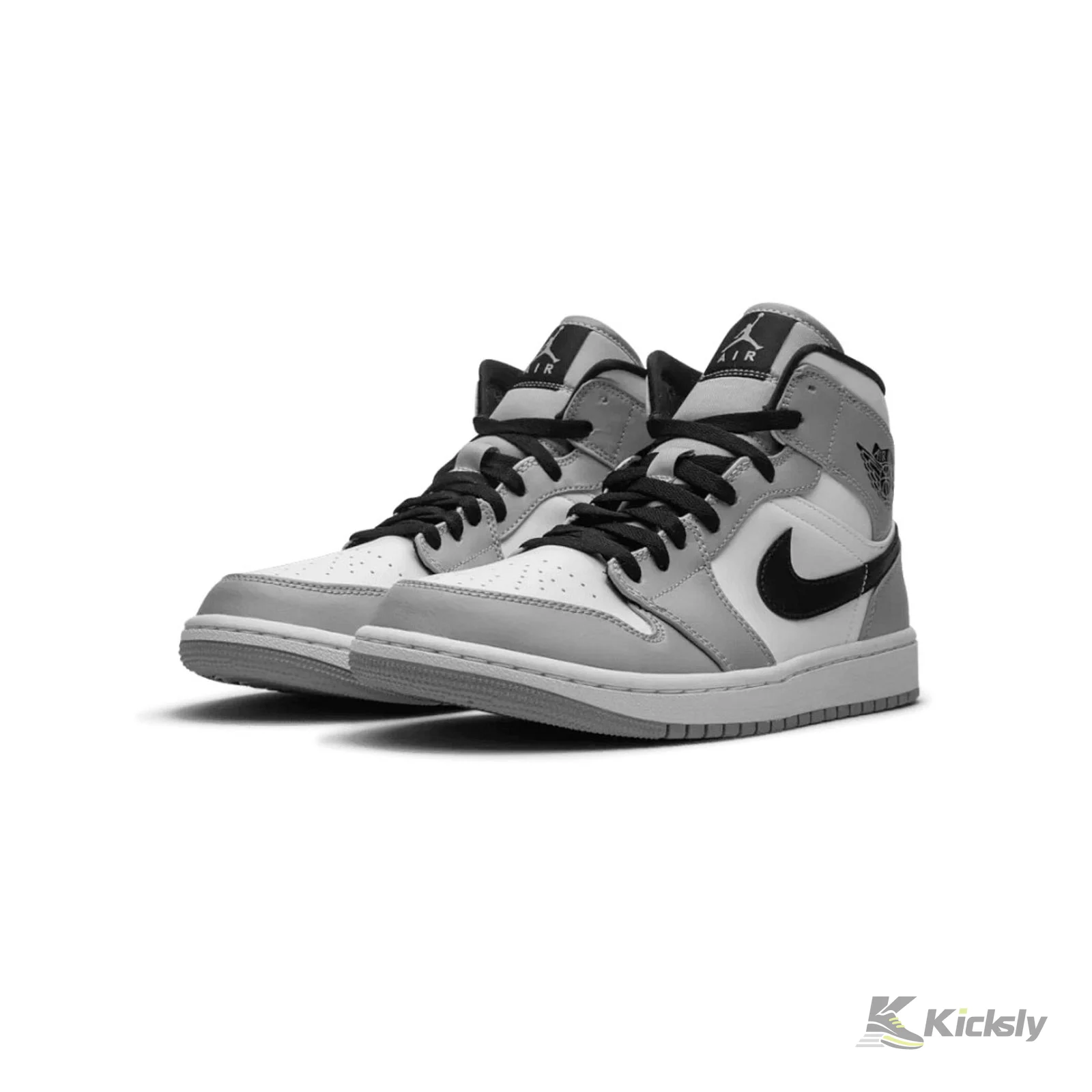 Jordan 1 Mid "Light Smoke Grey" 2