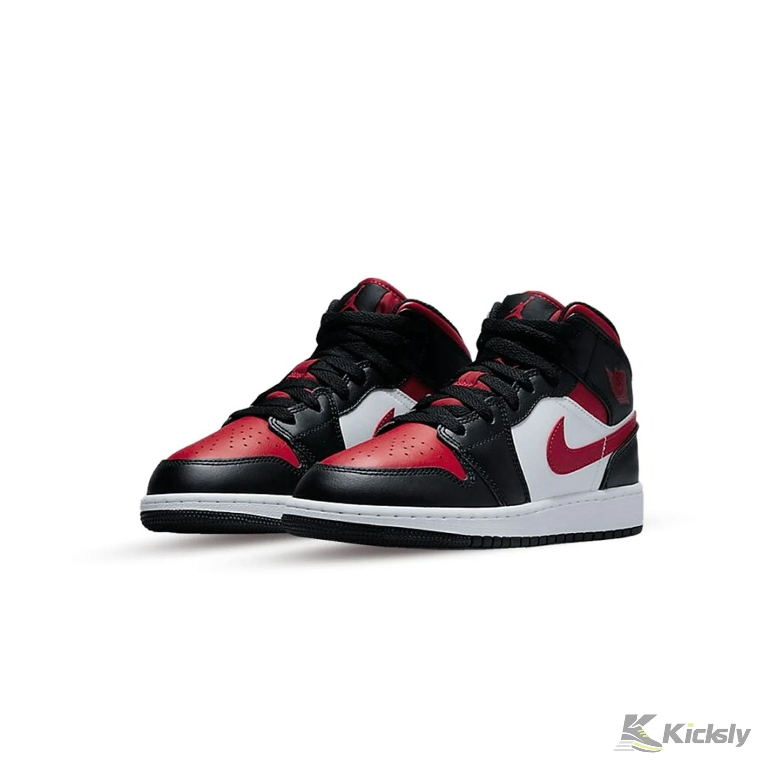 Jordan 1 Mid "Black Fire Red" (GS) 2