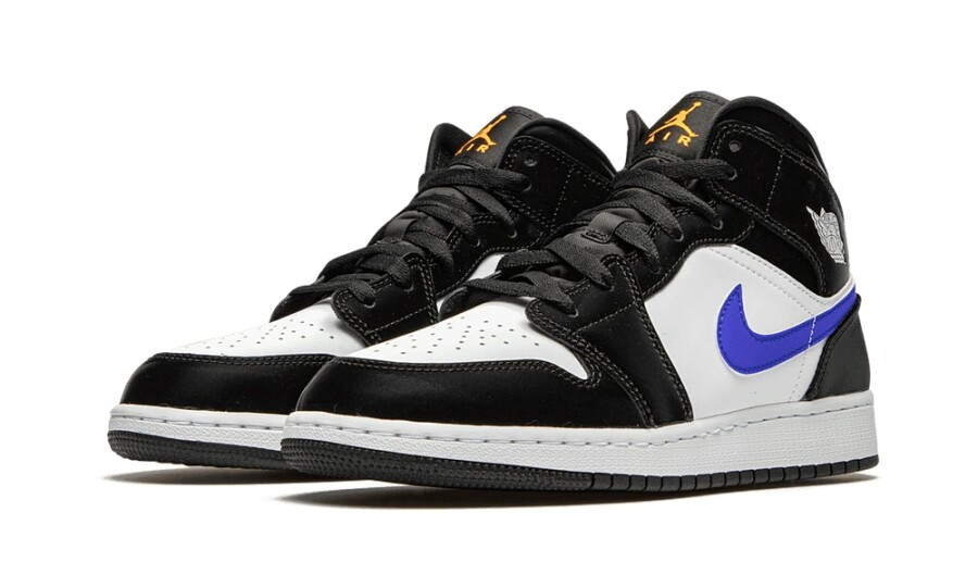 Jordan 1 Mid "Black Racer Blue White" (GS) 2