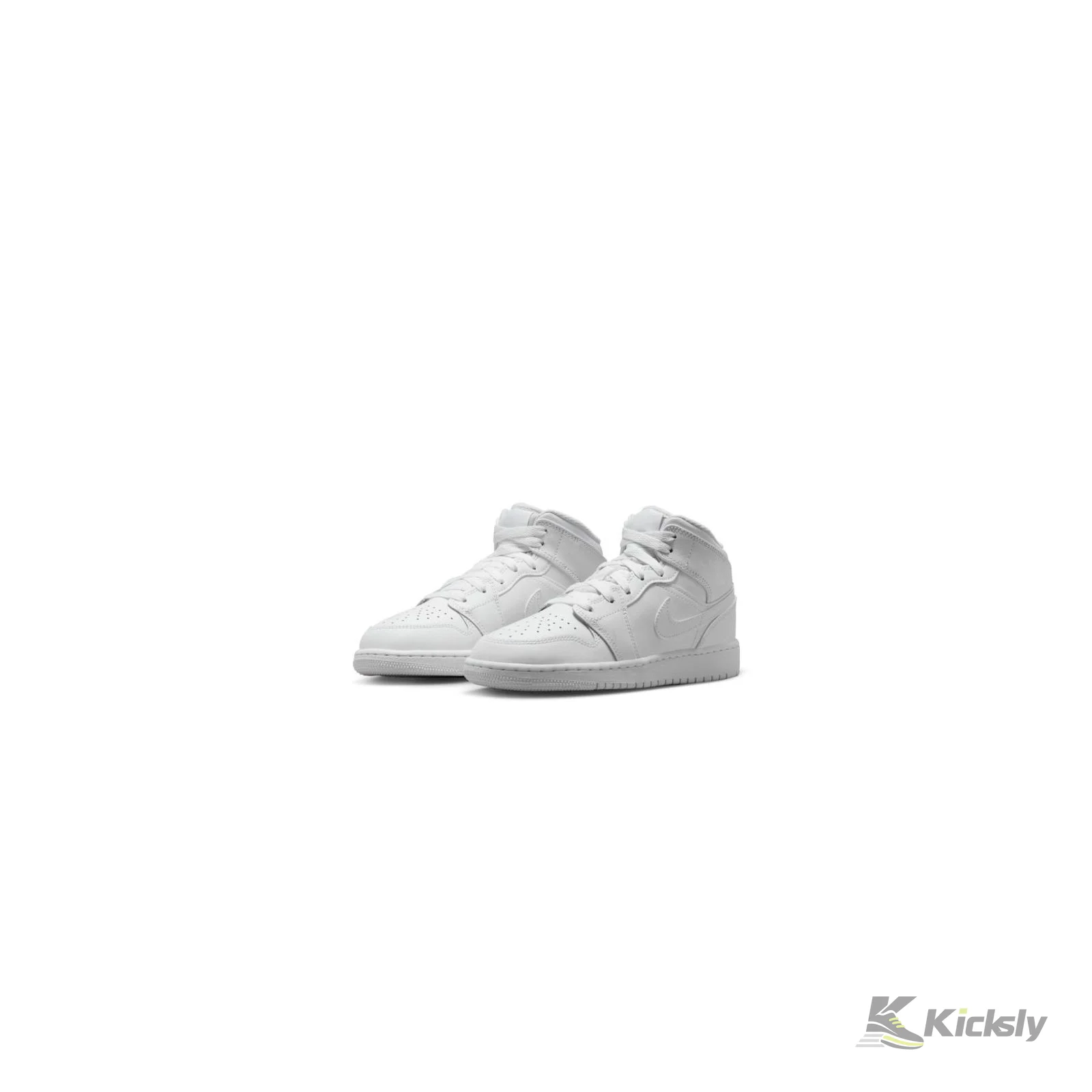 Jordan 1 Mid Triple White (2023) (GS) 2