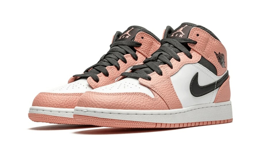 Jordan 1 Mid "Pink Quartz" (GS) 2
