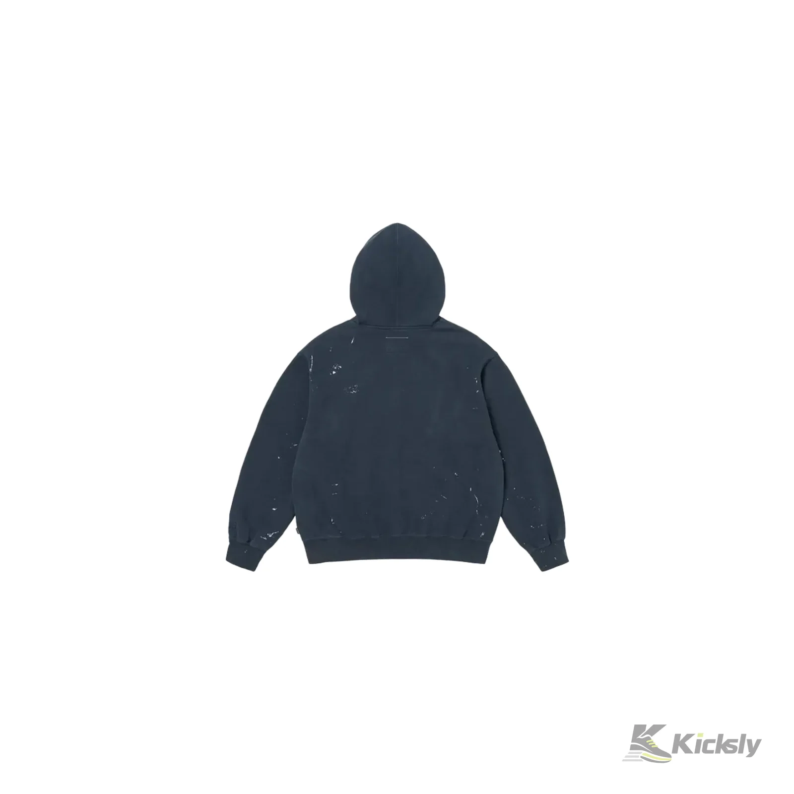Supreme MM6 Maison Margiela Box Logo Zip Up Hooded Sweatshirt Navy 2