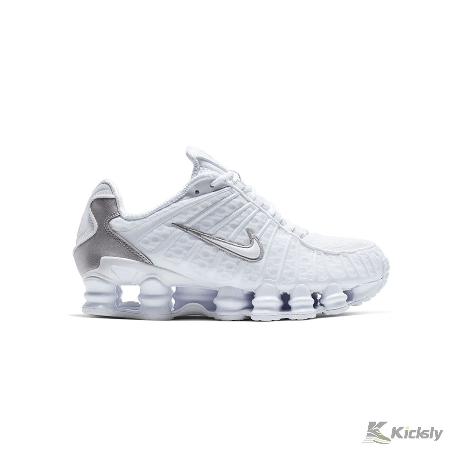 Nike Shox TL "White Metallic Silver Max Orange" 2