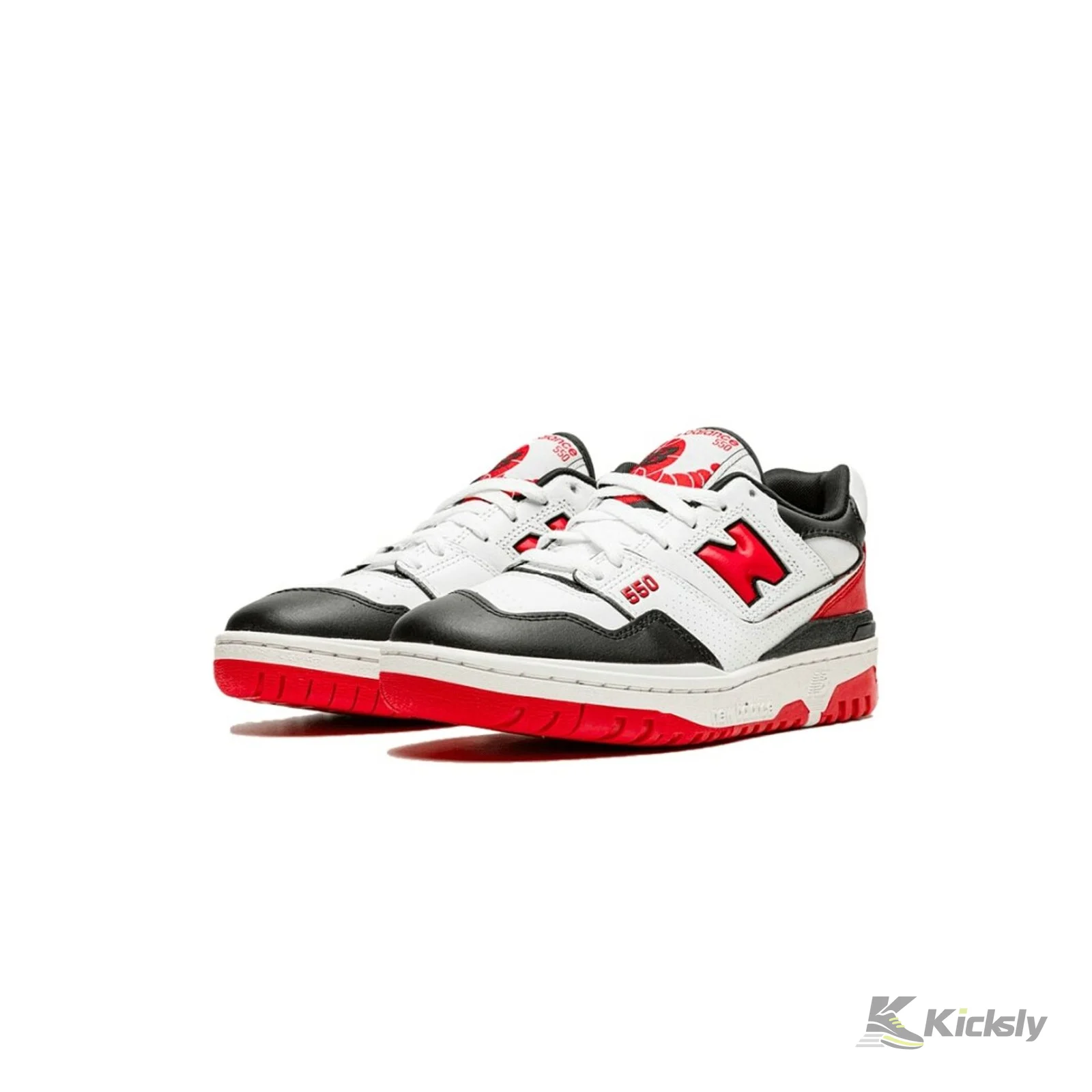 New Balance 550 White Red Black 2