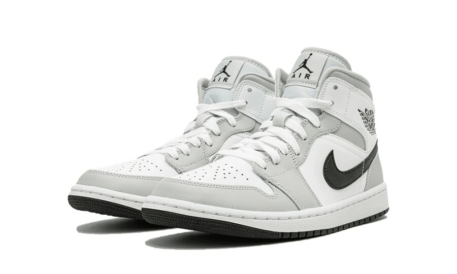 Jordan 1 Mid "Light Smoke Grey" 2