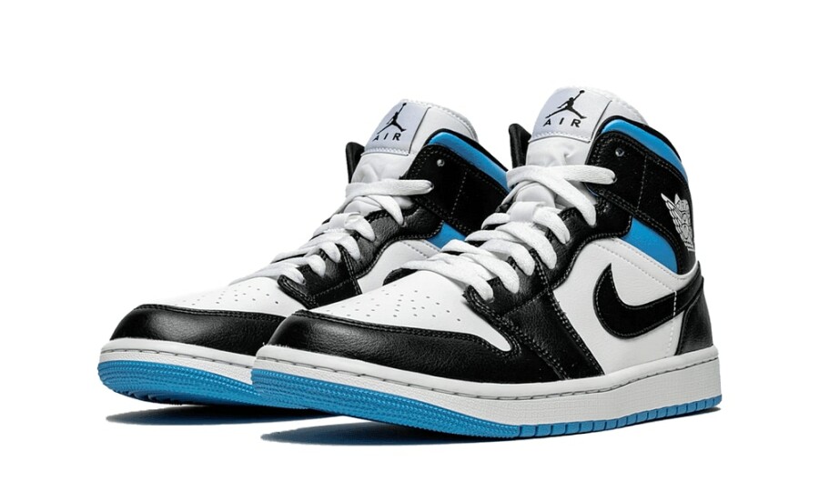 Jordan 1 Mid "University Black White" 2
