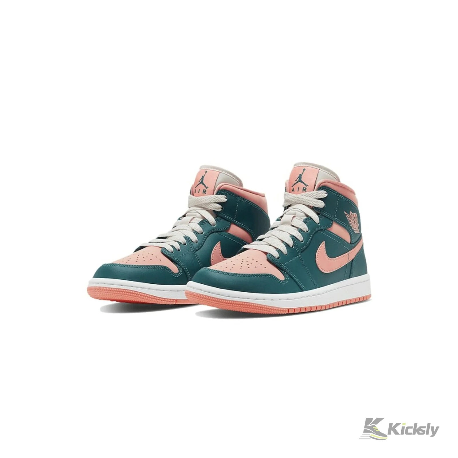 Air Jordan 1 Mid Dark Teal Green (W) 2