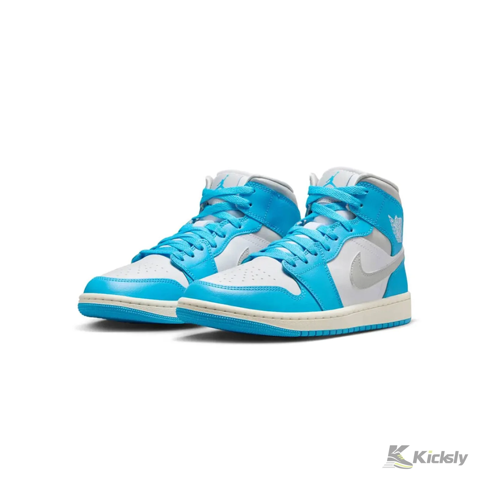Jordan 1 Mid "Dark Powder Blue White Sail Neutral Grey" 2