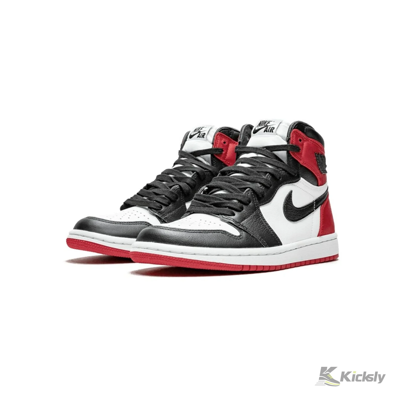 Jordan 1 Retro High "Satin Black Toe" 2