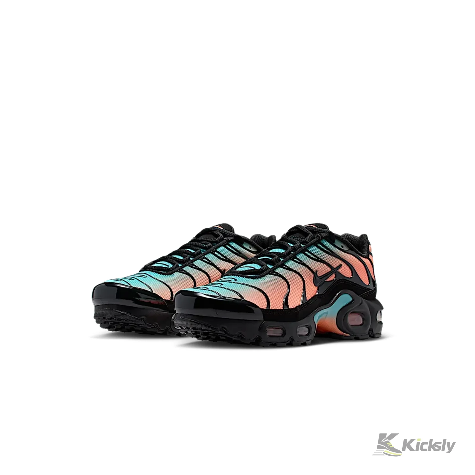 Nike Air Max Plus Aurora Green Orange Pulse (GS) 2