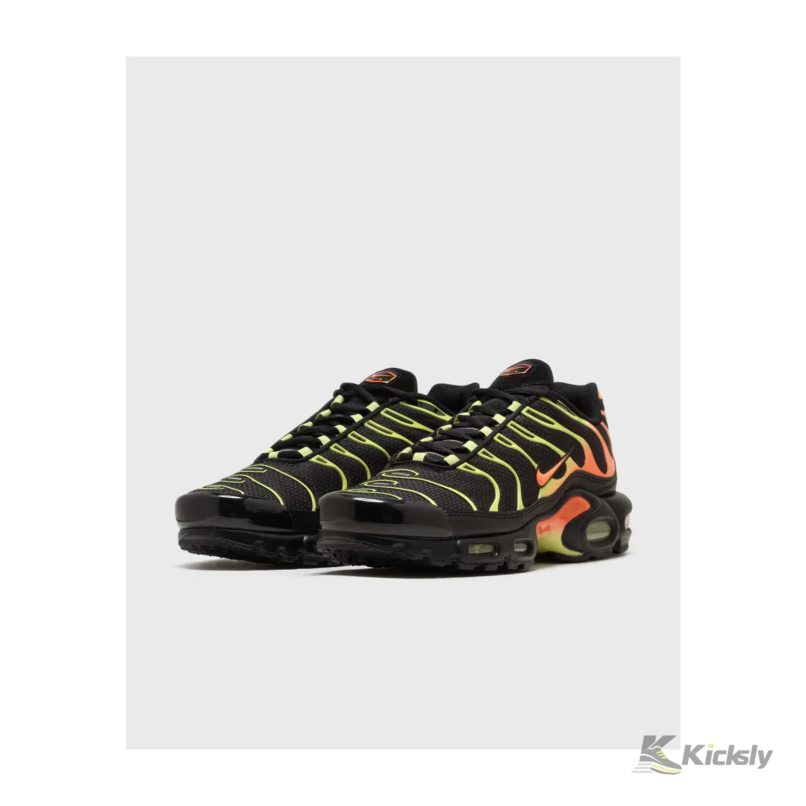 Nike Air Max Plus Black Hyper Crimson Limelight (GS) 2