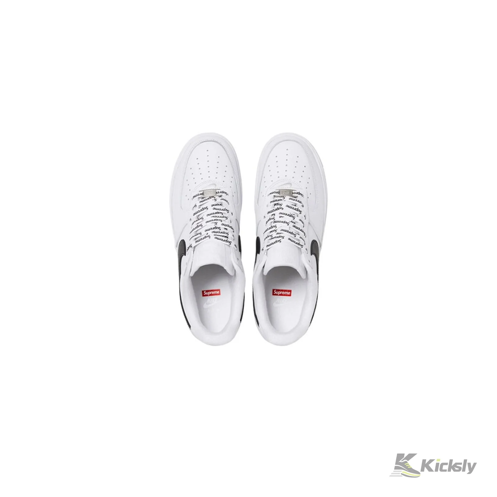 Nike Air Force 1 Low "Supreme White Black" 2
