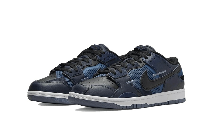 Nike Dunk Low Scrap Black Navy 2