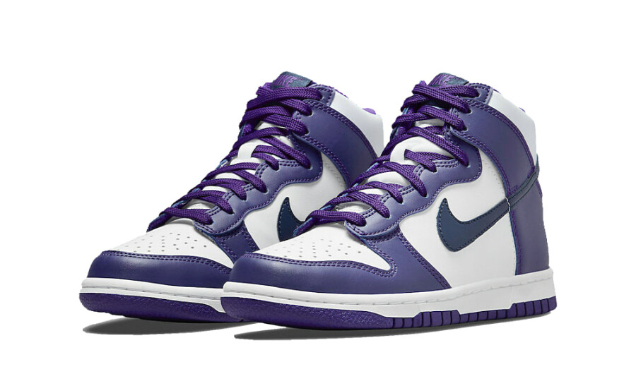 Nike Dunk High "Electro Purple Midnight Navy" (GS) 2